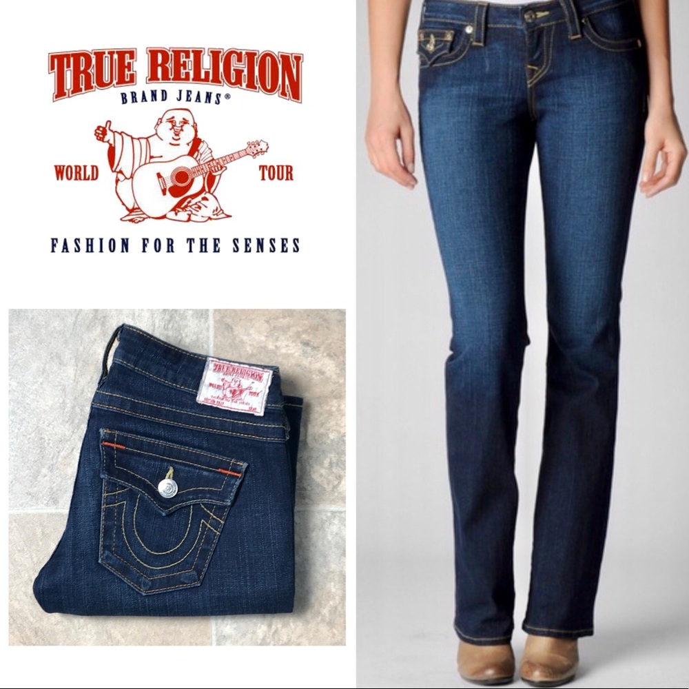 True Religion Women’s Billy Straight Jeans Size 26